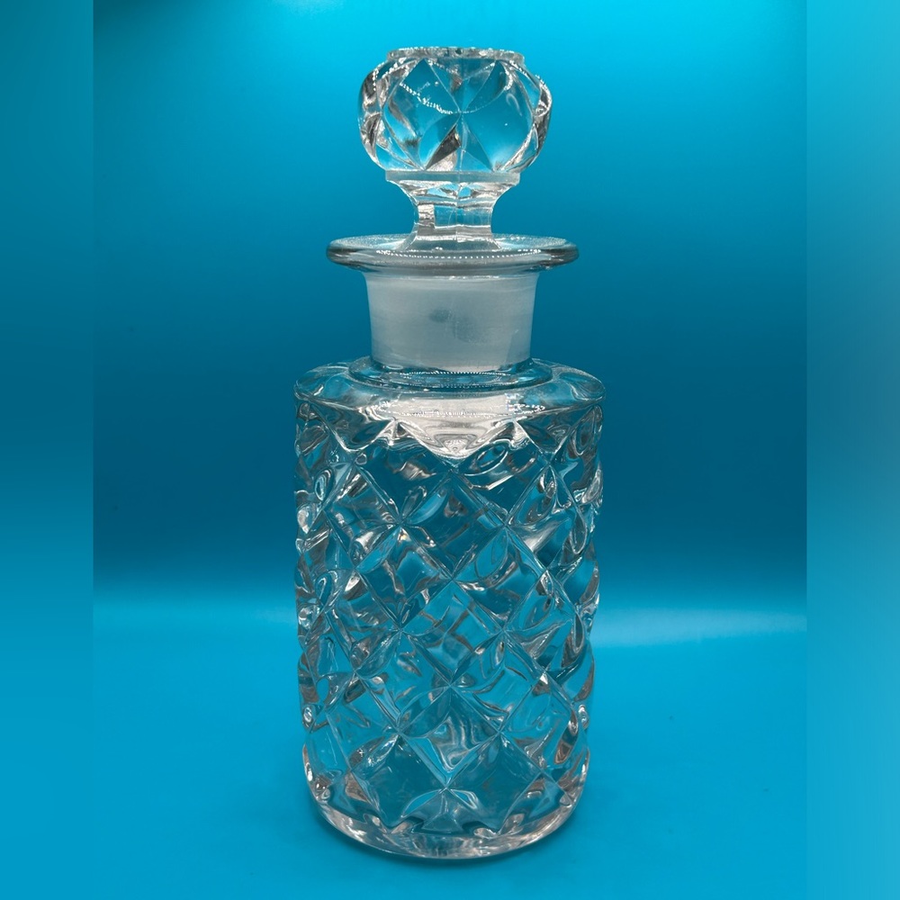 Antique EAPG Gillinder and Sons block perfume cologne bottle